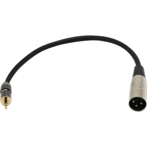 3.5mm 1/8" Audio to XLR Male 3Pin Cable for iPhone/iPod/ Computer Parts