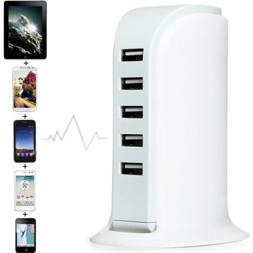 6 USB Power Strip Extension Cord Plug USB Power Adapter Fast Charging USB Charger EU UK US Power Strip For xiaomi huawei iphone