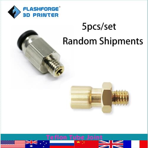 Flashforge 3d Printer Accessories 5pcs Tube Joint for Adventurer 3 Series Fdm 3d Printer Parts
