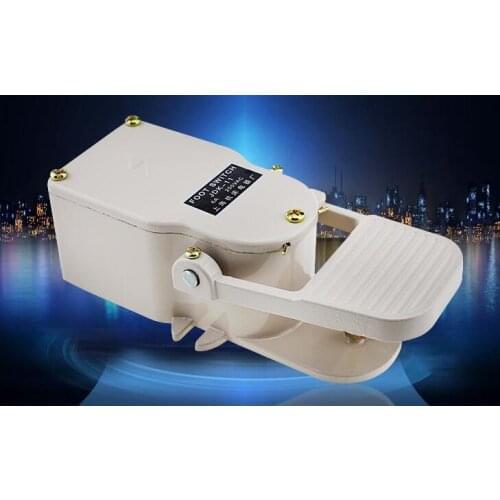 Motor foot self reset foot switch controller LT-5 JDK-11 metal shell according to 220V