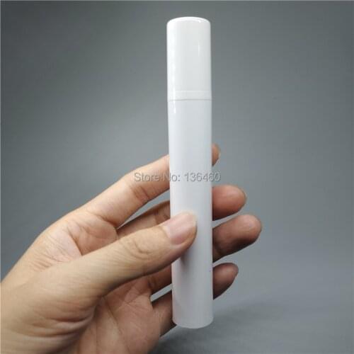 5ml 10ml 15ml white airless bottle mini slim Empty Portable Plastic lotion/sprayer Pump Travel sample Cosmetic refillable Bottle