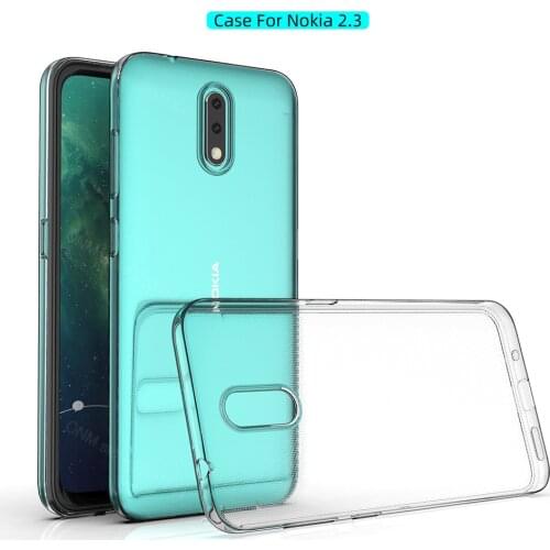 Case For Nokia 2.3 TPU Silicon Clear Fitted Bumper Soft Case for Nokia 2.3 Transparent Back Cover