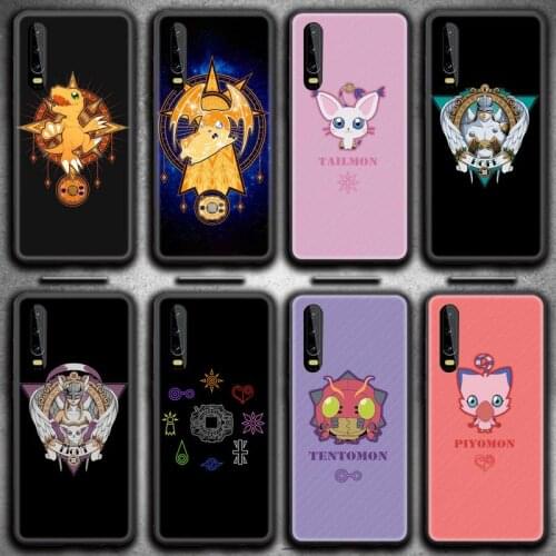 Anime Digimon Japan Phone Case for Huawei P20 P30 P40 lite E Pro Mate 40 30 20 Pro P Smart 2020