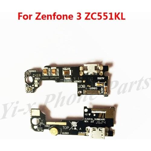 For Asus Zenfone 3 Laser ZC551KL Dock Connector Micro USB Charger Charging Port Flex Cable Repair Parts
