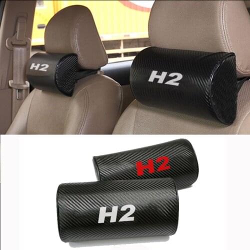 For Great Wall Haval H2 PU Leather Carbon Fiber Texture Auto Car Neck Pillow Car Accessories