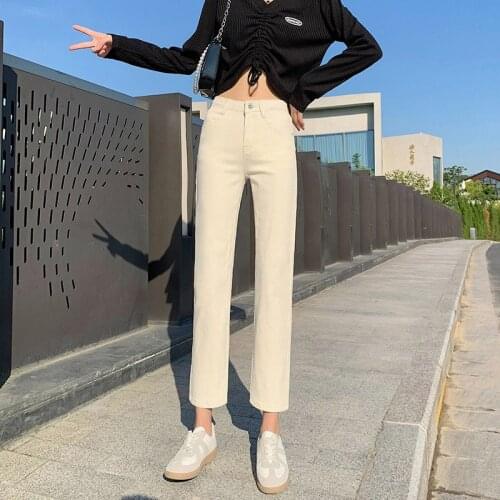 Korean High Waist Jeans Women Harem Pants Loose Casual Plus Size High Street Denim Trousers Pantalon Femme Vintage With Belt B90