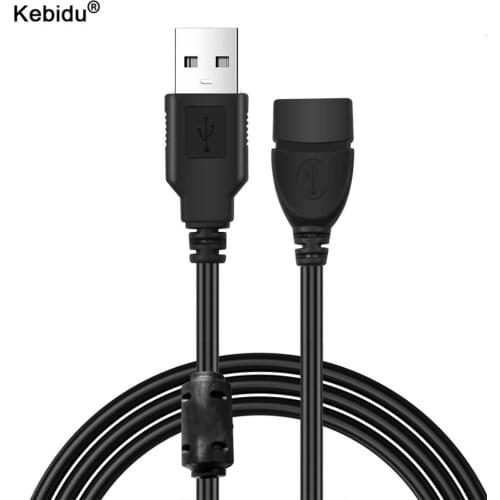 Kebidu USB 2.0 Male to Female USB Cable Extender Cord Wire Super Speed 3m Data Sync Extension Cable For PC Laptop Keyboard