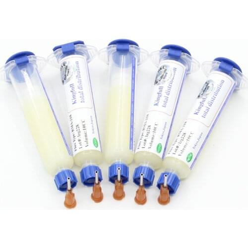 KINGBO RMA-218 10CC Solder Paste Flux For Soldering Assist + Dispenser Needles