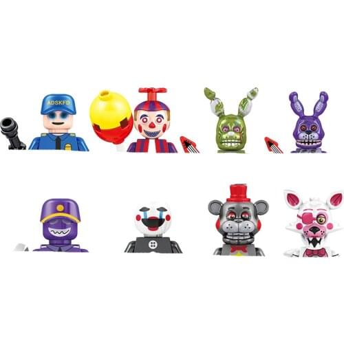 Buy 10 Pcs Get 1 Gift Game Figure FNAF Toy Figurine Nightmare Chica Bonnie Foxy Golden Bonnie Bear Action Figure Toys
