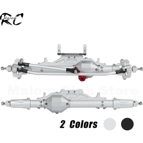 Metal Complete Front Rear Axle Set Offset Pumpkin for 1/10 RC Crawler Axial RR10 Bomber Wraith Spawn Rock Racer SMT10 Yeti AX10