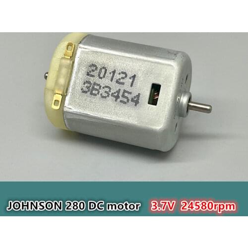 Brand new 3V~12V 280 flat DC motor small current strong magnet large torque motor with air vent for toys