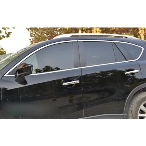 Fit For Mazda CX-5 CX5 2012 2013 2014 2015 2016 High quality Stainless Steel Full Window Trim Sill 14pcs