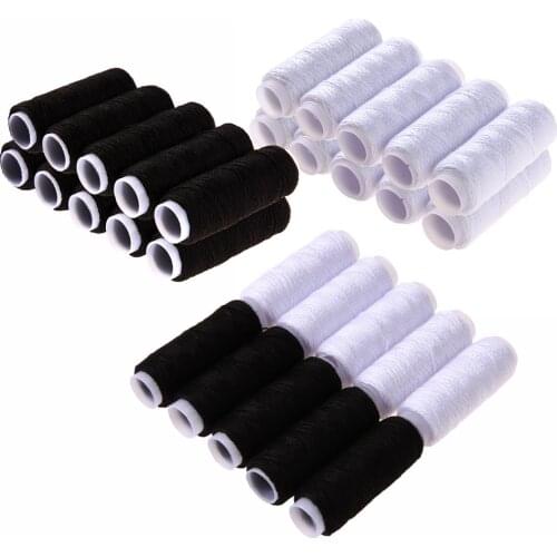 10pcs Polyester Spool Sewing Thread Hand Quilting Sewing Machine Embroidery Sewing Thread Home DIY Sewing Accessories Dropship