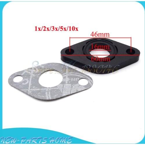 Intake Manifold Inlet Pipe Gasket For GY6 50cc Engine Carburetor Chinese Scooter Moped SUNL Baotian Znen Jmstar Kazuma