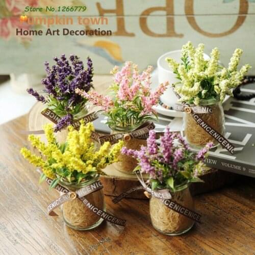 Pumpkin Town Home Decor Artificial Lavender