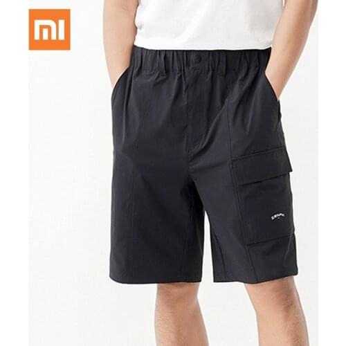 Xiaomi ZENPH Men Quick Dry Cargo Shorts Summer Casual Male Short Pants Breathable Comfortable Mens Multi-pocket Cargo Shorts