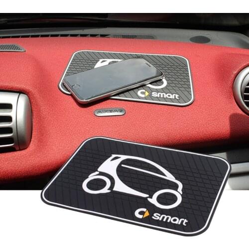 Car Styling Phone Holder Dashboard Phone Fixed Non-slip Silicone Mat Pad For Smart 450 451 453 fortwo forfour Accessories