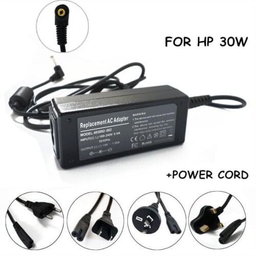 19V 1.58A AC Adapter Charger For Laptop Hipro HP-A0301R3 1030NR 1035NR 1110NR 1115NR 1137NR 1140NR 1151NR 1154NR B1LF