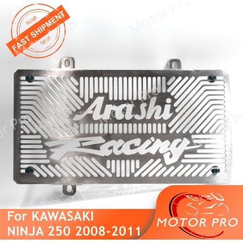 Motorcycle Radiator Grille Protective Cooler Guard Cover For Kawasaki Ninja 250 2008 2009 2010 2011 Accessories Parts