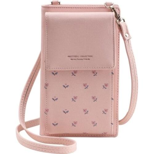 Women Wallets Lady Flowers Purses Cards ID Holder Moneybags Girls Coin Purse Clutch Wallet Shoulder Bags Messenger Purse Poucht