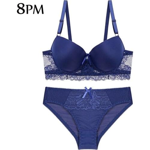 Women Summer Seamless Lingerie Set Lace Bra And Thong Underwear Set Fashion Sexy Intimates Underwear & Sleepwears ouc1090