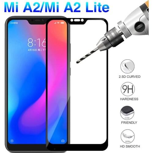 3D Cover For Xiaomi mi A2 Lite Case Tempered Glass For Xioami Xaiomi Mi A2 Light A1 6X 5X mia2 A2Lite mia1 5.84 Protective Glass