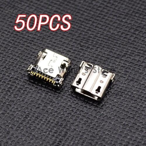 50pcs Micro USB 5pin B type Female Connector For Mobile Phone Micro USB Jack Connector 5 pin Charging Socket