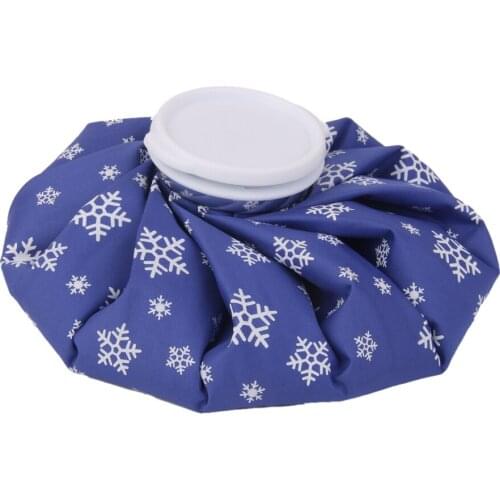 9 Ice Bag Cold Pack Sports Injury Neck Knee Snowflake Royalblue