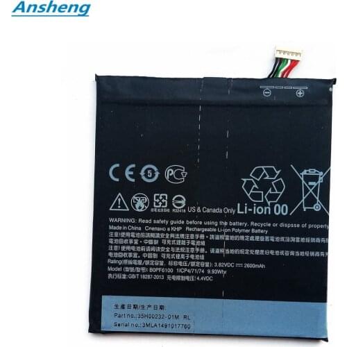 Ansheng High Quality 2600Mah BOPF6100 B0PF6100 battery for HTC Desire 820 D820u 820Q D820t D826 826T 826W