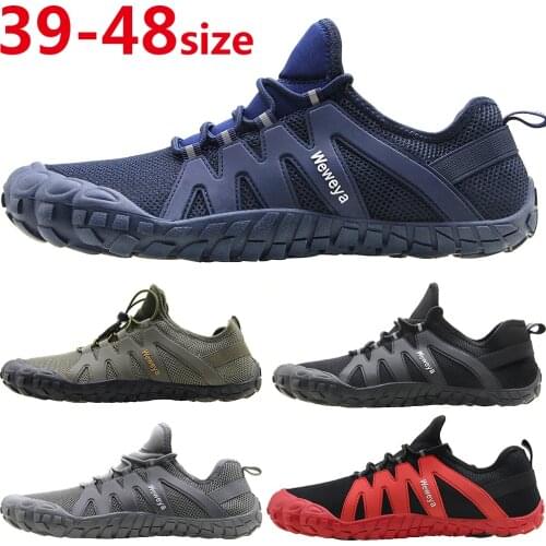 Big Size 14 Wide Toe Box Men Upstream Shoes Skidproof Beach Sandals River Sea Minimalist Aqua Shoes for Men Swimming Water Shoes