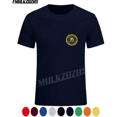 FBI Academy Quantico VA Police United States Department Of Justice T-Shirt Mens US Printed Army O Neck Shirts TSHIRT Tee H128