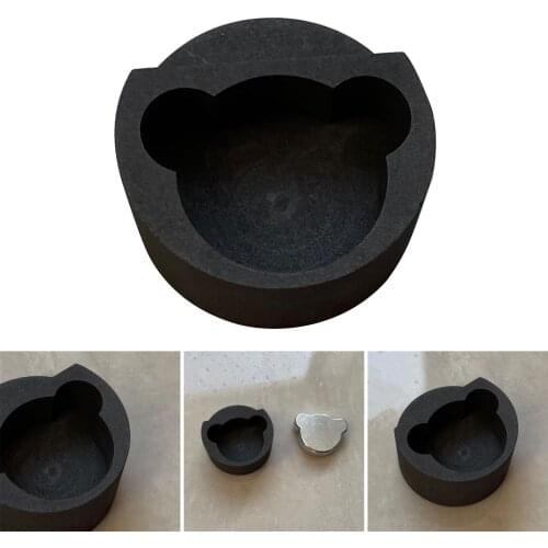 Pure Graphite Ingot Mold Gold Silver Aluminum Brass Melting Casting Mould