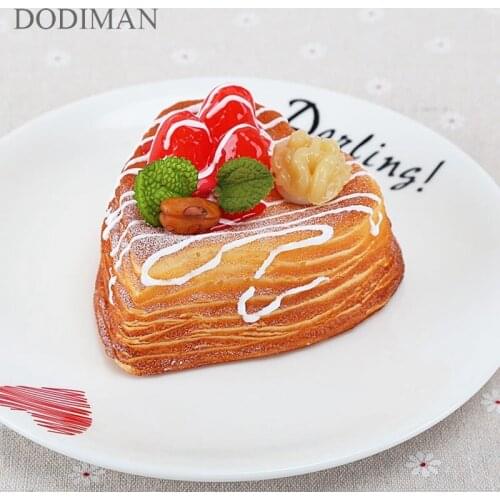 1pcs Artificial Cake PU simulation bread model fruit bread photography props home christmas Decor window display