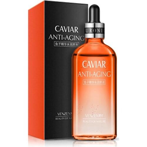 Deep Sea Caviar Face Essence Quickly Absorb Deeply Hydrates Repair Skin Barrier Anti Aging Brighten Firm Skin Care Stock Liquid