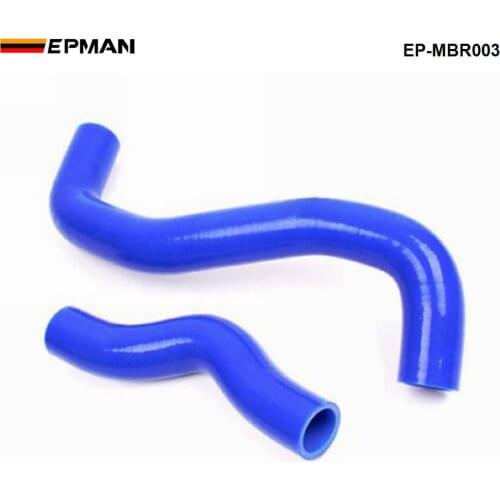 Racing Silicone turbo intercooler Radiator hose kit Fit For MIT Lancer Evo 6 CP9A 4G63 99-01 (2pcs) EP-MBR003