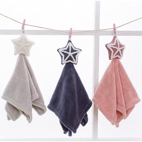 2 Fashion Space Star Hand Towel Soft Buy 1 Ship 2 Face Towel Cute Cloroful Star Washable Kitchen Towel Mom Gifts