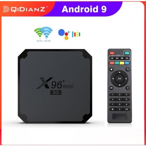 X96 MINI 5G Android 9 Smart TV Box 4K 1080P Set Top Box Amlogic S905W Quad Core 2.4GHz 5G WiFi Media Player