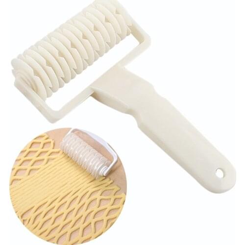 Plastic Dough Lattice Roller Cutter Pull Net Wheel Knife Pizza Pastry Cutter Pie Craft Making Tool Baking Accessories