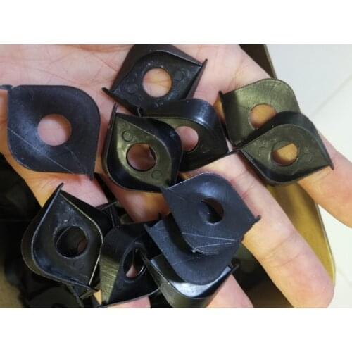 Fit for 18mm eyes black double toy eyelid for diy doll findings---50pcs---100pcs--200pcs option