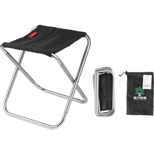 Portable Folding Chair Lightweight Stool Folding Extended Seat Aluminium Alloy Ultralight Detachable Picnic Camping Fishing
