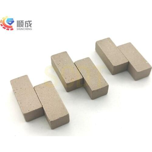 Shuncheng Sell Well Stable 24*8*10mm Marble Segment Fast Cutting Diamond Concrete Segment Marble Segment For D1200mm