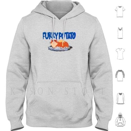 Furry Industries Hoodie Long Sleeve Amendments Patriot Usa Furry Potato Hamster Furry Potato Patriot Sexy Cute