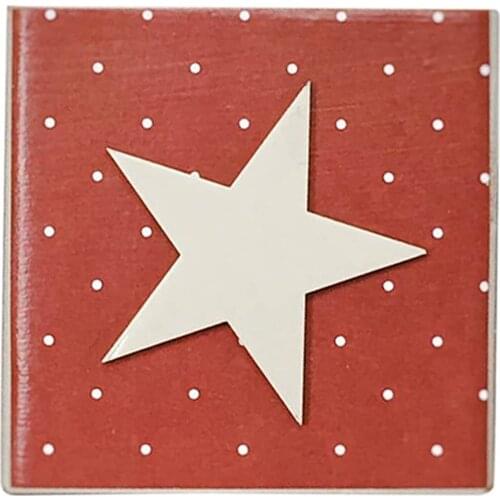 Independence Day Desktop Decoration Wooden Classic Patriotic Design Ornament for Living Room Office E7