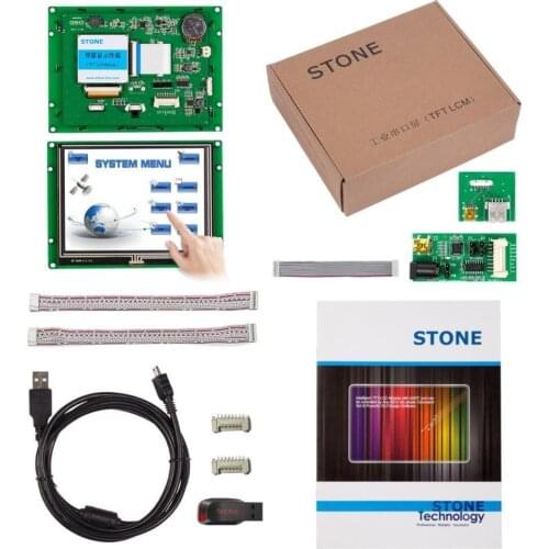 Embedded/ Open Frame Intelligent Touch Screen 5.6 inch HMI Display