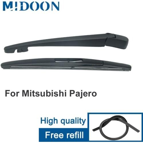 MIDOON Rear Wiper Arm & Rear Wiper Blade for Mitsubishi Pajero 2007 -2008 2009 2010 2011 2012 2013 2014 2015