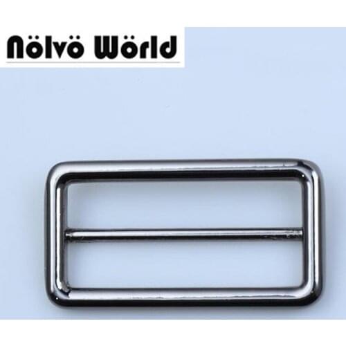 10pcs 5 colors 5cm 2 Inch Sewing Craft fasteners,Round Edge Buckle Strap Adjuster Welded Tri-glide Buckles