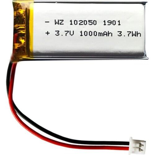 1000 mAh lithium battery 102050 beauty instrument LED lighting electrical 3.7V environmentally friendly polymer lithium