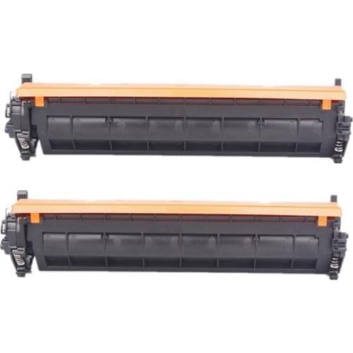 2 Pack CF217A 17A 217A Toner Cartridge Compatible for HP M102 M102a M102w MFP M130a M130 M130fn M130fw M130nw WIth Chip