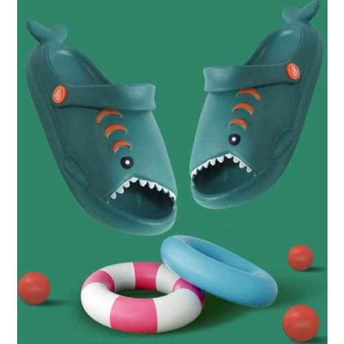 2021 Summer Baby And Toddler Sandals Kids shark Hole Shoes Childrens EVA Garden Shoes Boys And Girls Colors Beach Slippers 1To 6