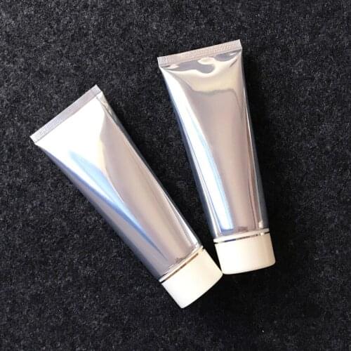 300pcs 80g 80ml Empty Soft Refillable Plastic Lotion Tubes Squeeze Cosmetic Packaging, Cream Tube Screw Lids Bottle Container
